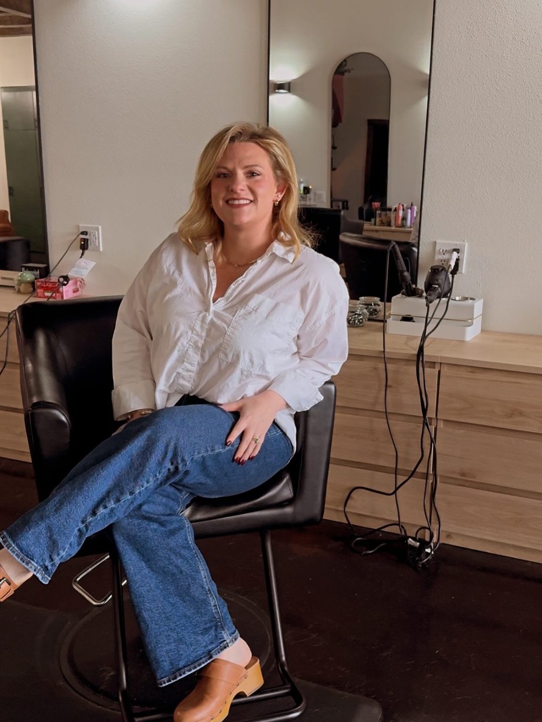 Melissa (Mel) Walker, hair stylist at Mane Roots + Co in Canton, Texas